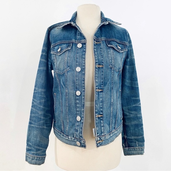 Hudson distressed denim jacket - Picture 2 of 11